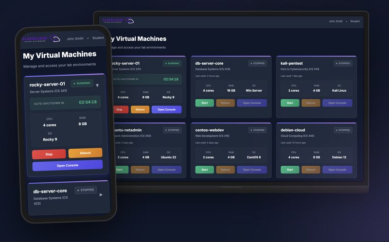 ClassCloud: Virtual Machine Provisioning Platform for Computer Science Education
